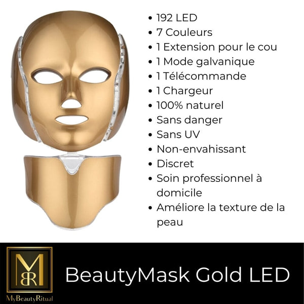 BeautyMask Gold LED |  Masque Luminothérapie