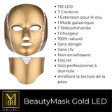 Le BeautyMask Gold LED : Trouvez le Meilleur Masque à LED 2021 parmi tous nos modèles utilisant La Luminothérapie Anti acné LED et Anti ride LED, digne d'un soin du visage professionnel - Acheter Masque LED. MyBeautyRitual