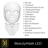 Le BeautyMask LED: Trouvez le Meilleur Masque à LED 2021 parmi tous nos modèles utilisant La Luminothérapie Anti acné LED et Anti ride LED, digne d'un soin du visage professionnel - Acheter Masque LED. MyBeautyRitual