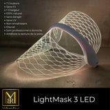 Masque LED : Présentation du LightMask 3 LED couleur Jaune