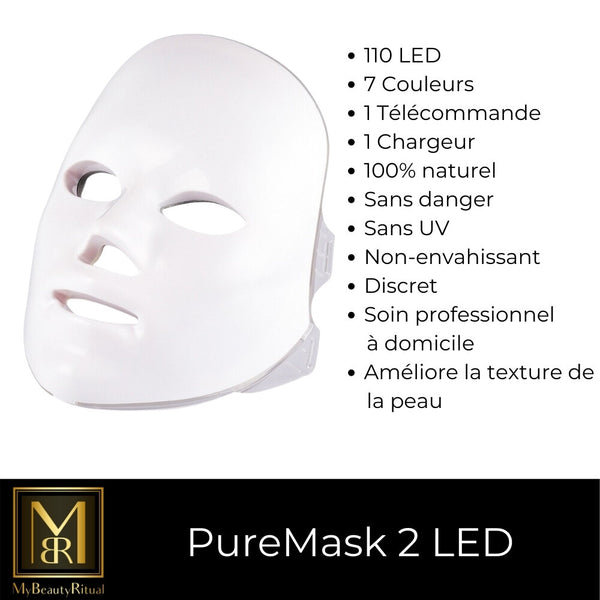 Masque LED : PureMask 2 LED  chez MyBeautyRitual