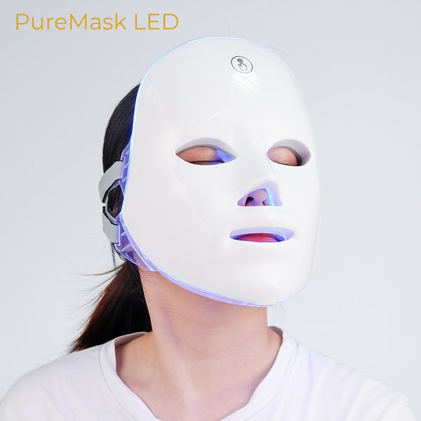 Masque LED visage, Luminothérapie visage