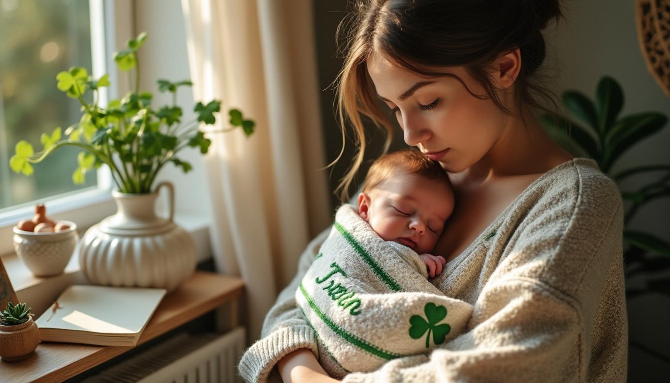 découvrez pourquoi les prénoms irlandais, riches d'histoire et de tradition, continuent de séduire les jeunes mamans françaises à la recherche d'originalité et d'authenticité pour leurs enfants.